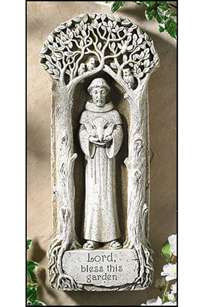 Saint Francis Garden Plaque - OFPS736-Inspirational Gifts-Milagros-Michigan Church Supply