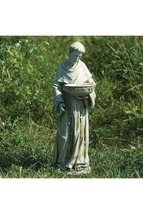 Saint Francis Solar-Powered Garden Statue - LI47445-Inspirational Gifts-Roman, Inc-Michigan Church Supply