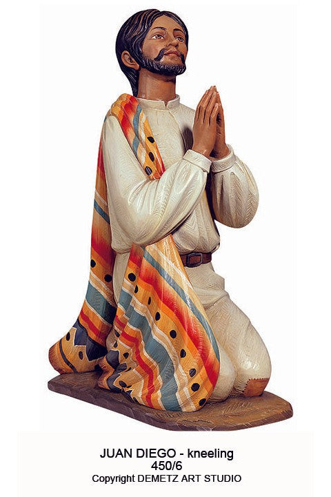 Saint Juan Diego - HD4506-Church Life-Demetz-Fiberglass 22"-Michigan Church Supply