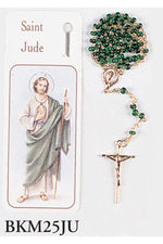 Saint Jude Bookmark with Rosary - WSBKM25JU-Inspirational Gifts-San Francis-Michigan Church Supply