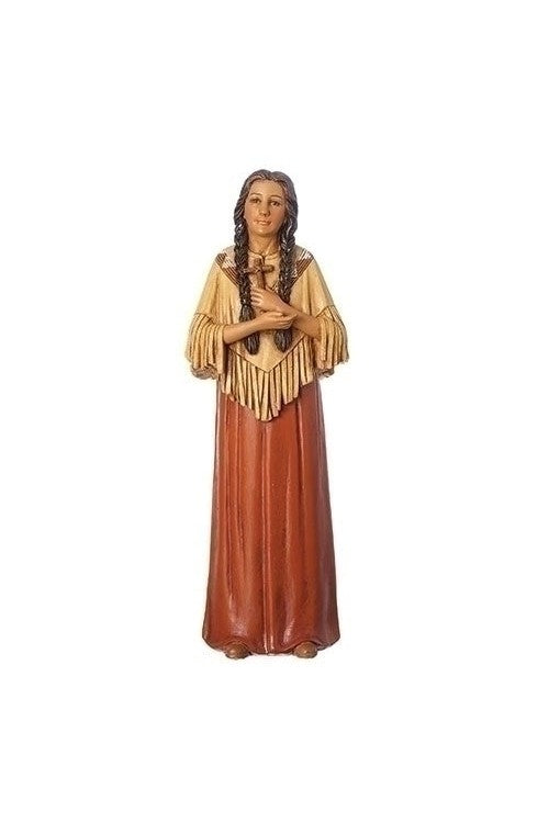 Saint Kateri Tekakwitha statue 6" - LI604022-Inspirational Gifts-Roman, Inc-Michigan Church Supply