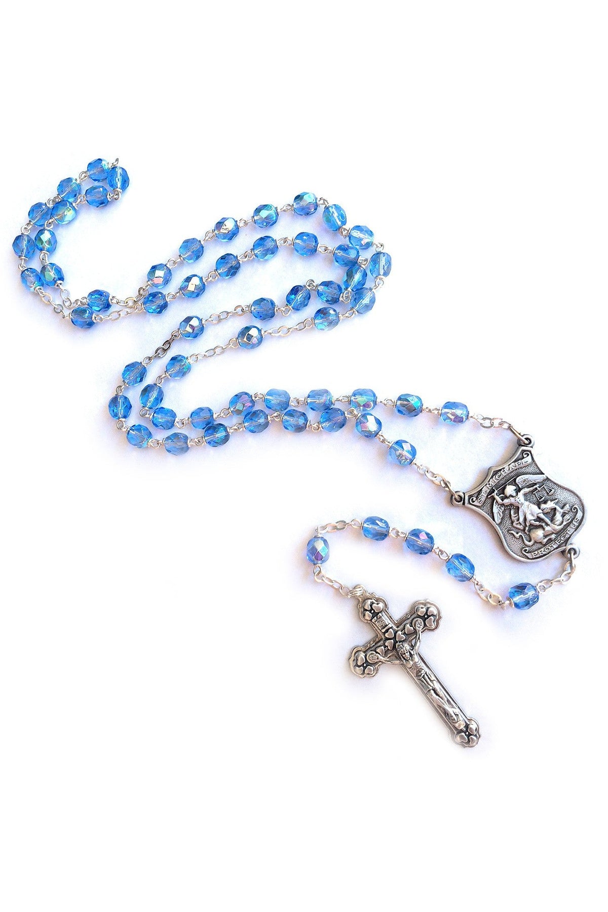 Saint Michael/Police Rosary - Saint Michael/Police Rosary - WOSR4016JC-Inspirational Gifts-Singer-Michigan Church Supply