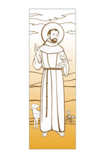 *Sale* Saint Francis Banner - WN7147-Church Life-Art Studio Slabbinck-Michigan Church Supply