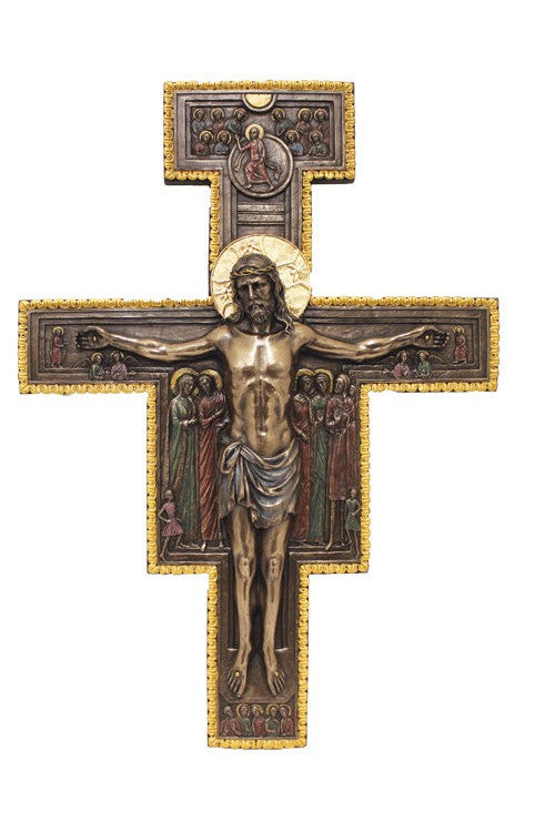 San Damiano Crucifix - ZWSR75880-Inspirational Gifts-Goldscheider of Vienna-Michigan Church Supply