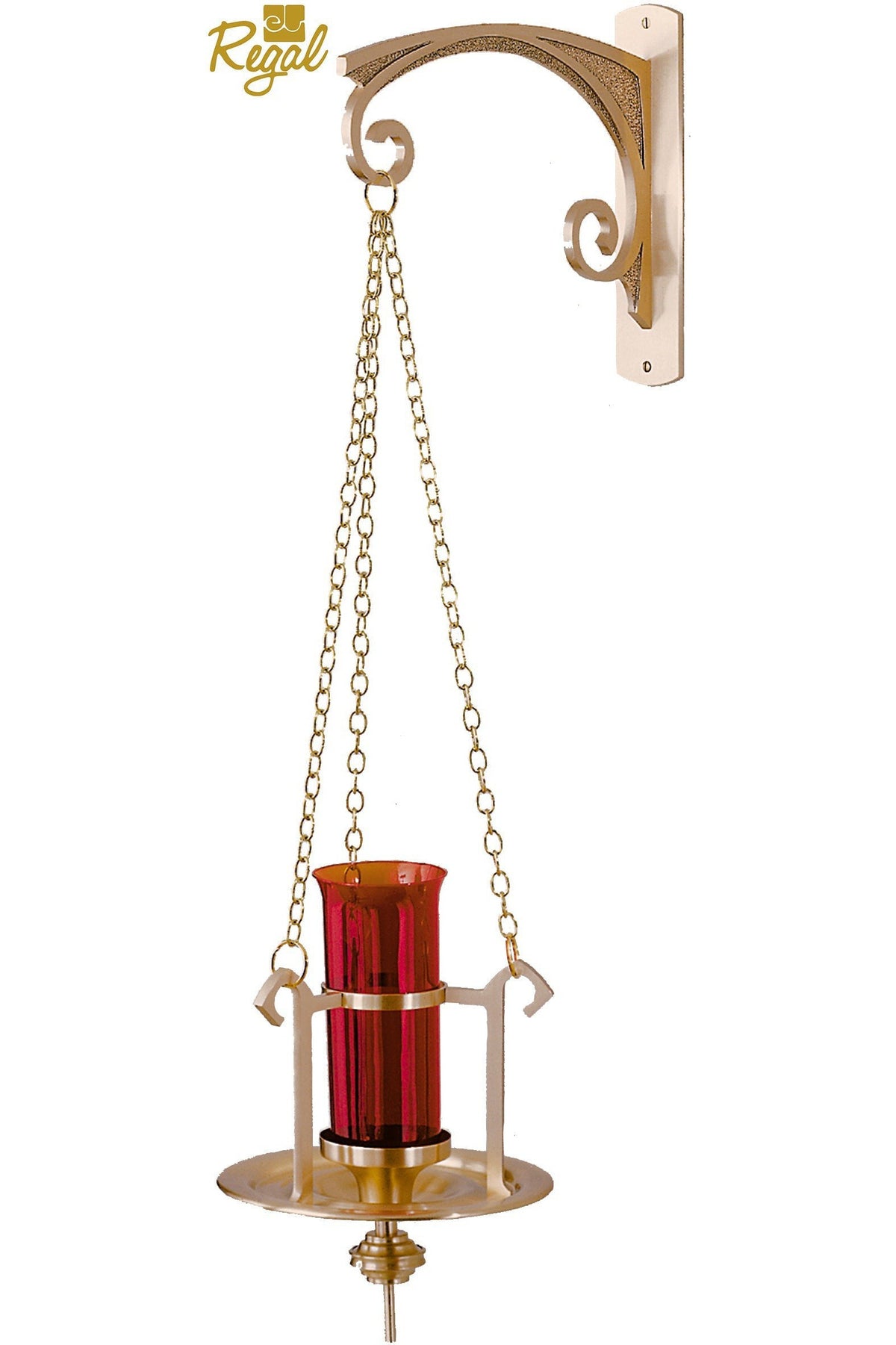 Sanctuary Lamp - QF25HSL15-Church Life-Empire Bronze-Satin With Bracket-Michigan Church Supply