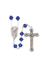 Sapphire Rosary-WOSR3968SAJC-Inspirational Gifts-Singer-Michigan Church Supply