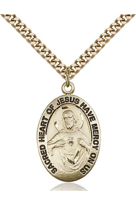 Scapular Medal - FN4028-Jewelry-Bliss Mfg-Gold Filled-Michigan Church Supply