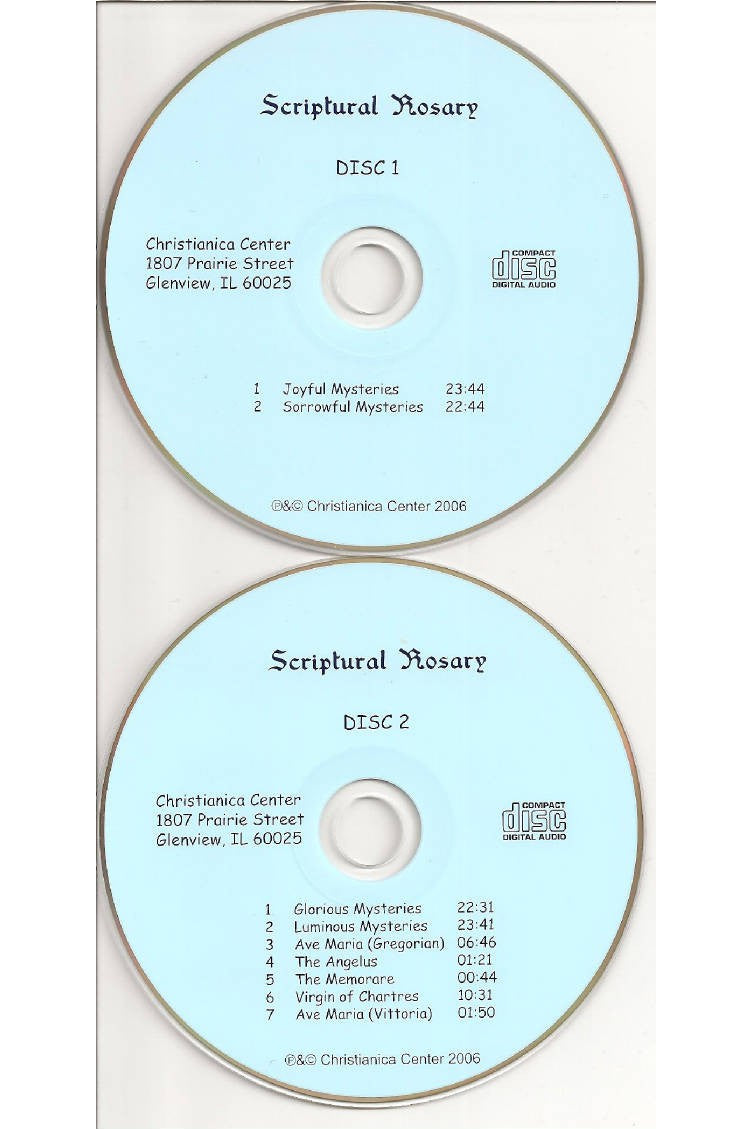 Scriptural Rosary CD- CA8140-Inspirational Gifts-Christianica Center-Michigan Church Supply