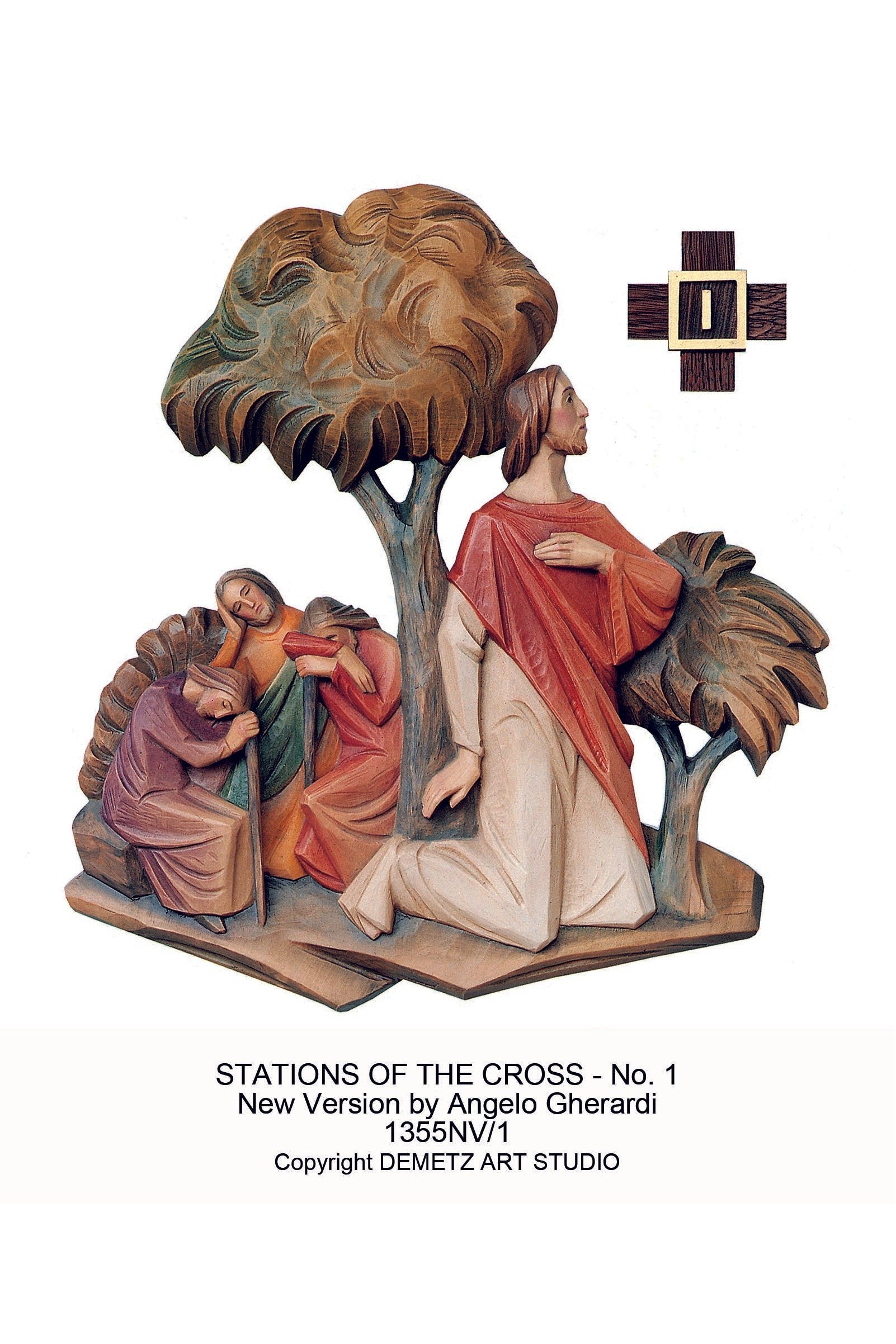 Scriptural Stations of the Cross-HD1355NV-Church Life-Demetz-Michigan Church Supply