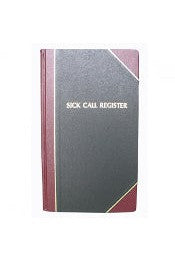 Sick Call Register - Standard Size - OA188-Church Life-FJ Remey-Michigan Church Supply