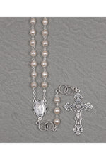 Silver Pearl Wedding Rosary - UL4850115-Inspirational Gifts-Malhame-Michigan Church Supply