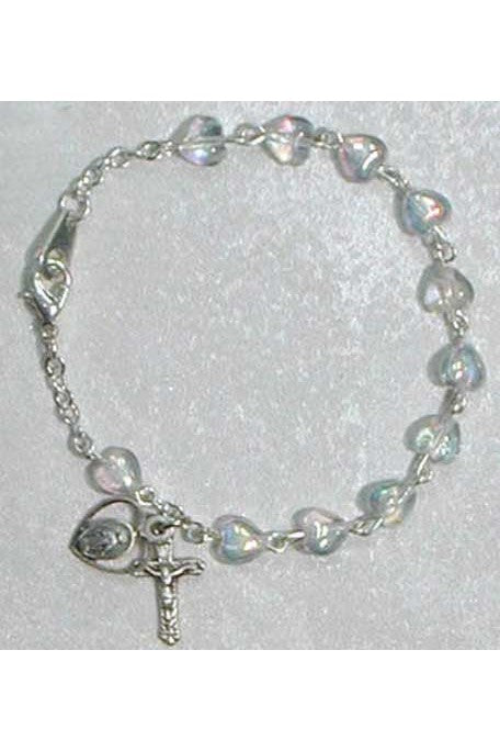 Silver Youth Cry Heart Bracelet - UZBR72M-Inspirational Gifts-McVan-Michigan Church Supply