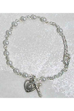 Silver Youth Silver Pearl Bracelet - UZBR75M-Inspirational Gifts-McVan-Michigan Church Supply