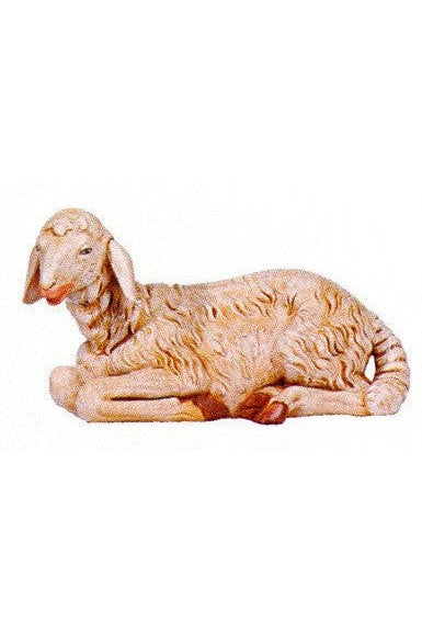 Sitting Sheep Head Turned 27" Fontanini - LI53141-Inspirational Gifts-Fontanini-Michigan Church Supply