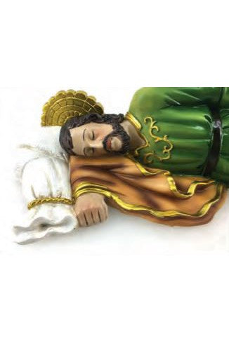 Sleeping St Joseph Statue 12" - WSP012JOSL-Inspirational Gifts-San Francis-Michigan Church Supply