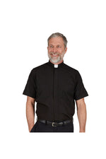 Slim Fit Tab Collar Shirt Short Sleeve - OF424-Church Life-R.J. Toomey-14-Michigan Church Supply