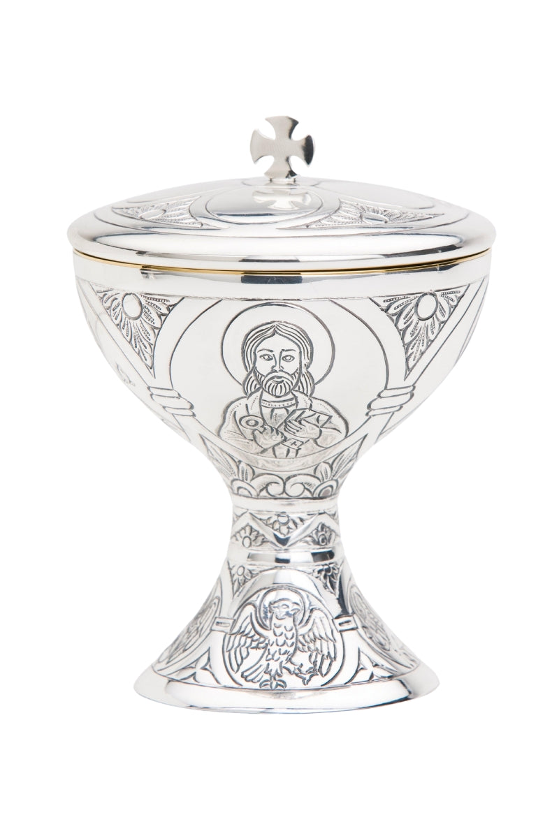 Small Ciboria-EW1805-Church Life-Molina/Artistic Silver-Brass Silver Plated-Michigan Church Supply