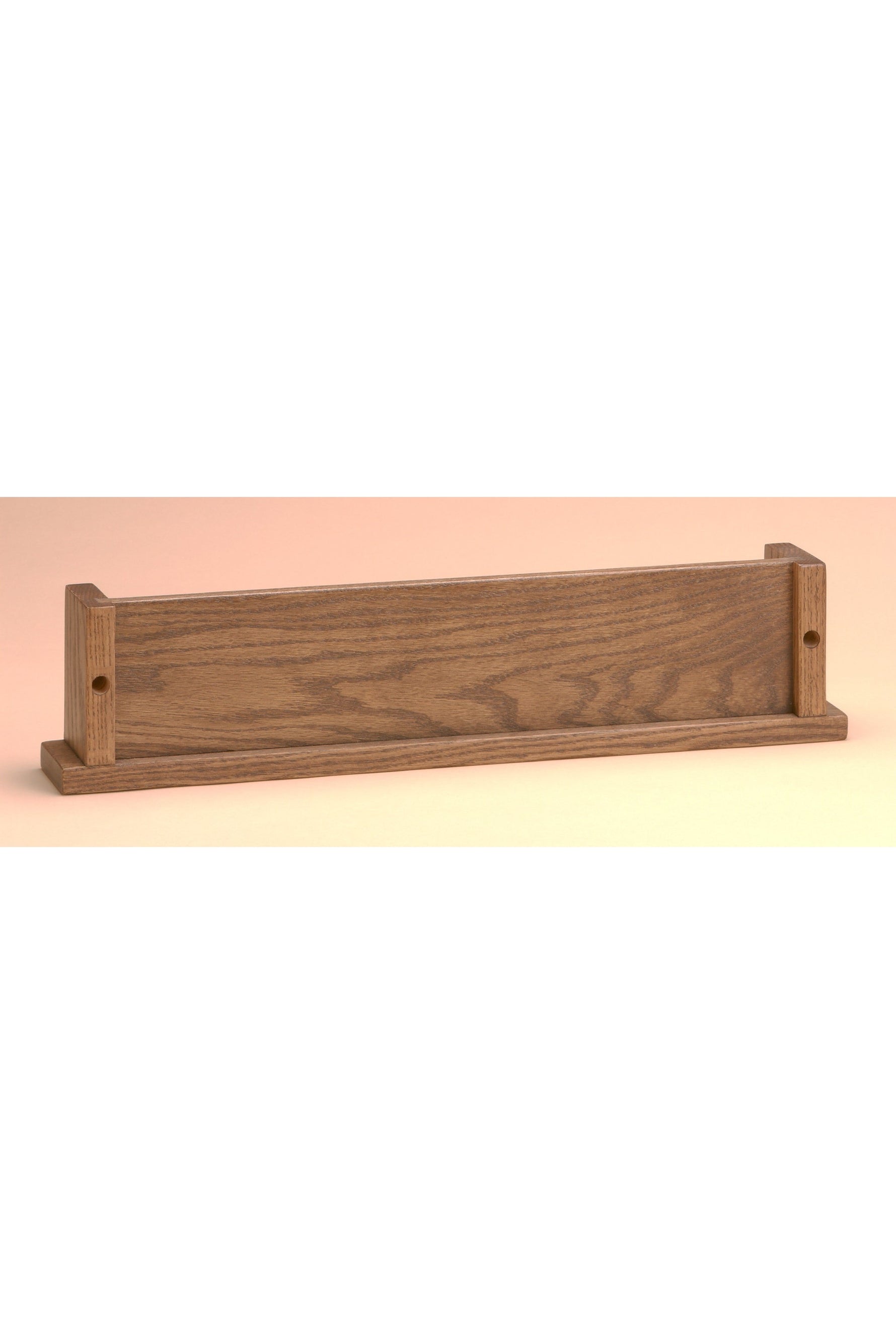 Solid Oak Pew Rack-RU385-Church Life-Flynn MFG-20" Inside x 23" Overall-Michigan Church Supply