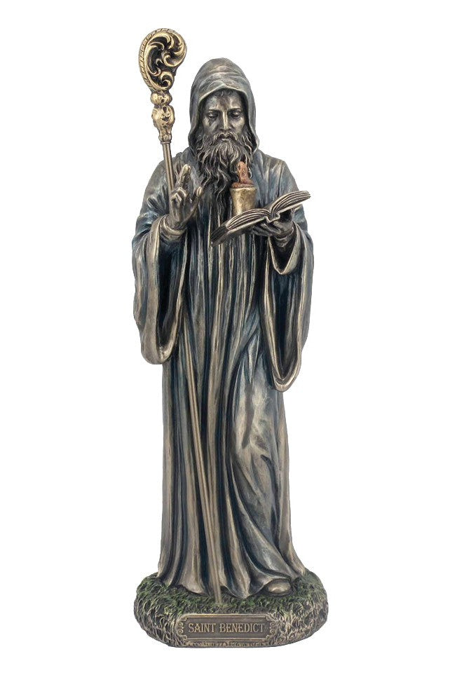 St Benedict - ZWSR76125-Inspirational Gifts-Goldscheider of Vienna-Michigan Church Supply