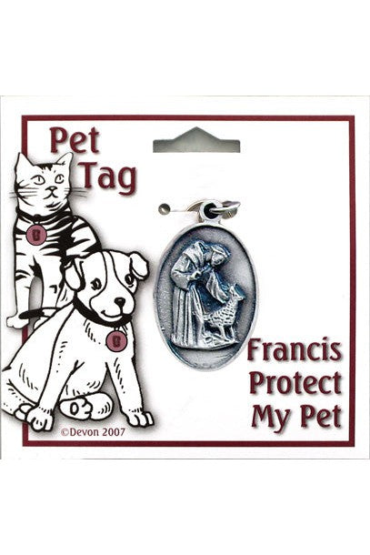 St Francis Pet Medal - HXPT30/C-Inspirational Gifts-Devon-Michigan Church Supply