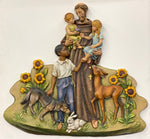 St Francis of Assisi with Animals - HD390/9-Church Life-Demetz-Michigan Church Supply