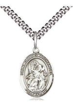 St Gabriel the Archangel - FN8039-Jewelry-Bliss Mfg-Sterling Silver-Michigan Church Supply