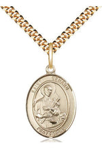 St Gerard Majella medal - FN8042-Jewelry-Bliss Mfg-Gold Filled-Michigan Church Supply