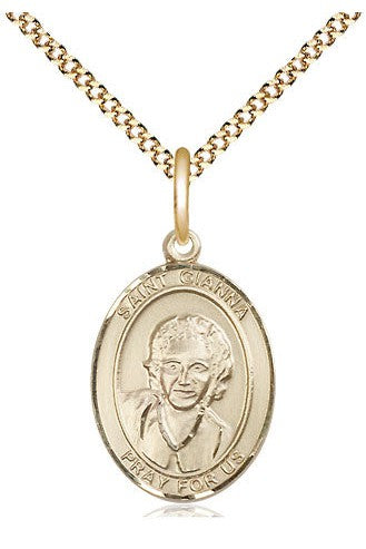 St Gianna Beretta Molla medal - FN8322-Jewelry-Bliss Mfg-Gold Filled-Michigan Church Supply