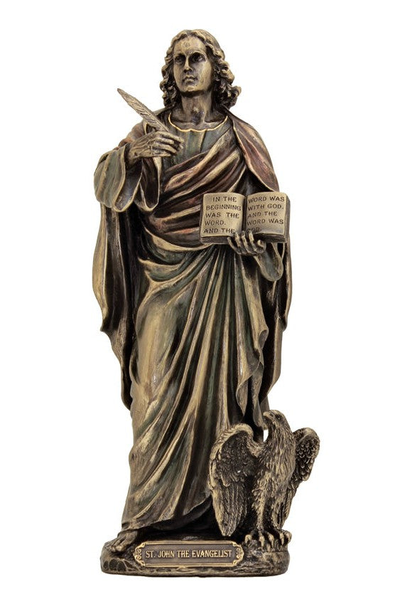 St John the Evangelist - ZWSR76174-Inspirational Gifts-Goldscheider of Vienna-Michigan Church Supply