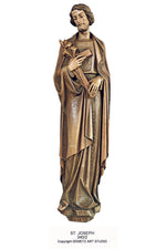 St Joseph - 3/4 Relief - HD3402-Church Life-Demetz-30"-Michigan Church Supply