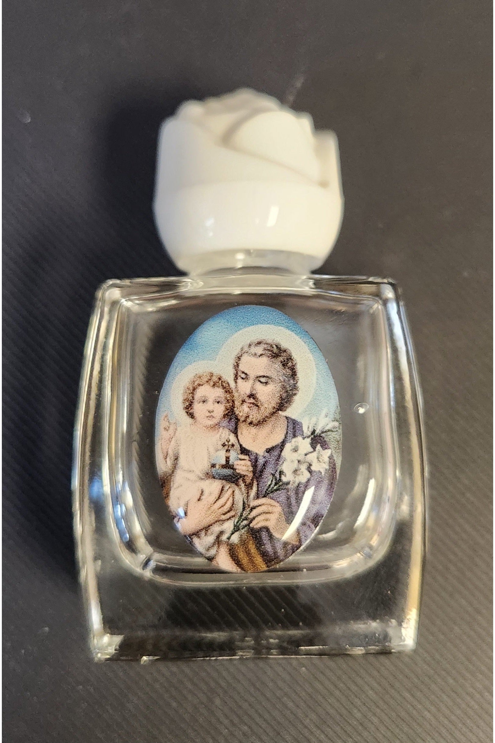 St Joseph Holy Water Bottle - LAPL309JS-Inspirational Gifts-RELIGIOUS ART INC-Michigan Church Supply