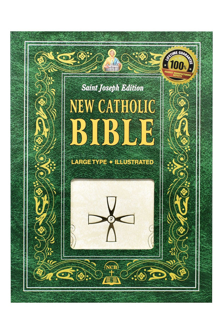 St Joseph New Catholic Bible (engravable) - GF61497E-Inspirational Gifts-Catholic Book Publishing Corp-Bible only-Michigan Church Supply