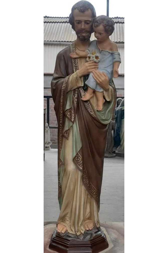 St Joseph with Child statue 32" - RA-STJOSEPHCHILD-32-Church Life-Santa Teresita-Michigan Church Supply