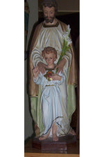 St Joseph with Child statue 36" - RA-STJOSEPHCHILD-36-Church Life-Santa Teresita-Michigan Church Supply