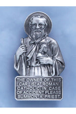 St Jude Visor Clip - HX20501-Inspirational Gifts-Devon-Michigan Church Supply