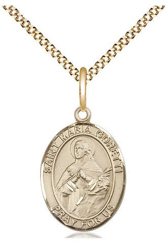 St Maria Goretti - FN8208-Jewelry-Bliss Mfg-Gold Filled-Michigan Church Supply