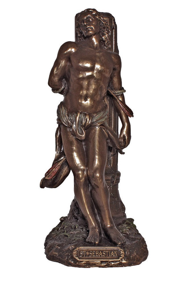 St Sebastian - ZWSR76287-Inspirational Gifts-Goldscheider of Vienna-Michigan Church Supply