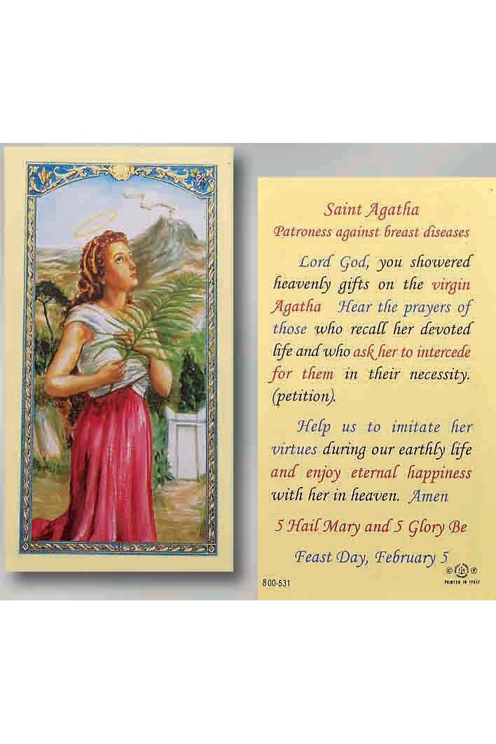 St. Agatha Patroness against breast diseases - TA800531-Inspirational Gifts-Hirten-Michigan Church Supply