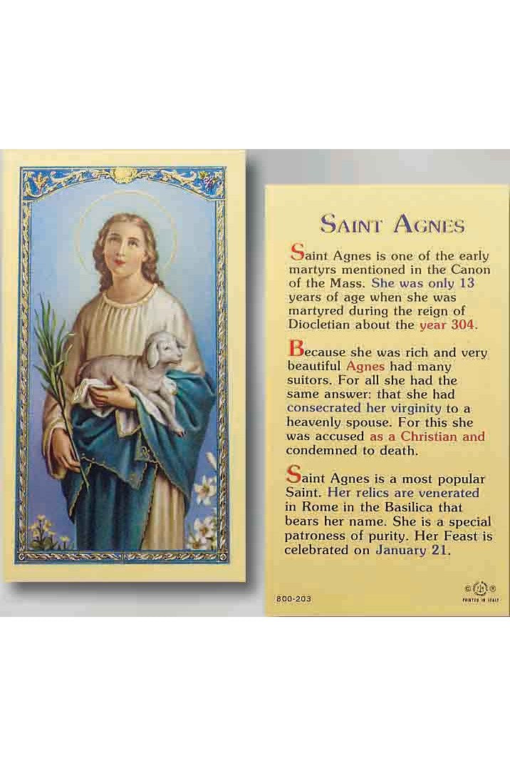 St. Agnes - TA800203-Inspirational Gifts-Hirten-Michigan Church Supply