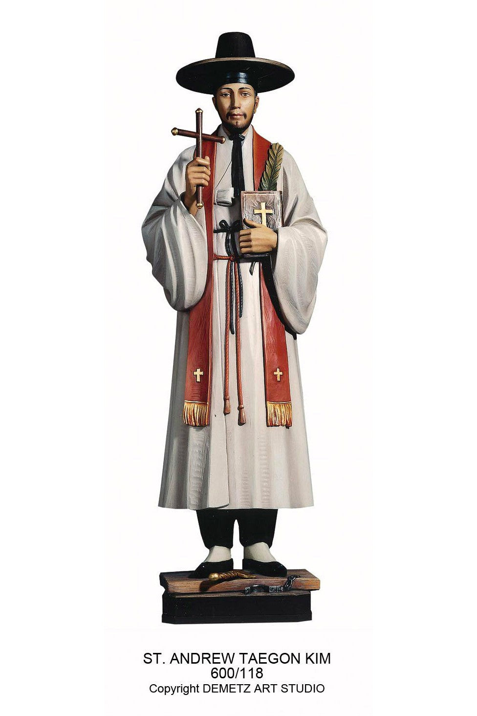 St. Andrew Taegon Kim - HD600118-Church Life-Demetz-48"-Michigan Church Supply