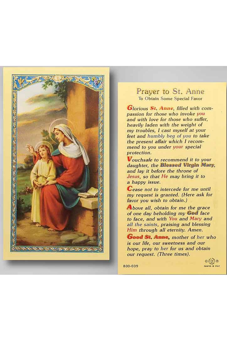 St. Anne - TA800039-Inspirational Gifts-Hirten-Michigan Church Supply