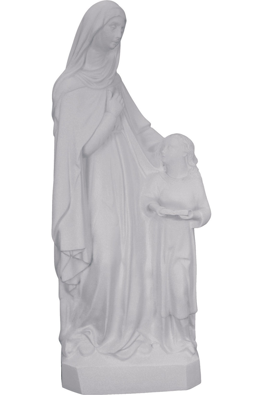 St. Anne WJSA2432C-Inspirational Gifts-Space Age Plastics-White-Michigan Church Supply