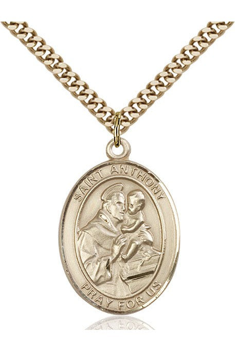 St. Anthony of Padua Medal - FN7004-Jewelry-Bliss Mfg-Gold Filled-Michigan Church Supply