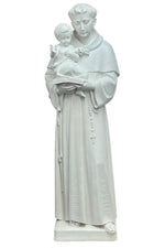 St. Anthony with Child - HD347-Church Life-Demetz-Fiberglass Outdoor 60"-Michigan Church Supply