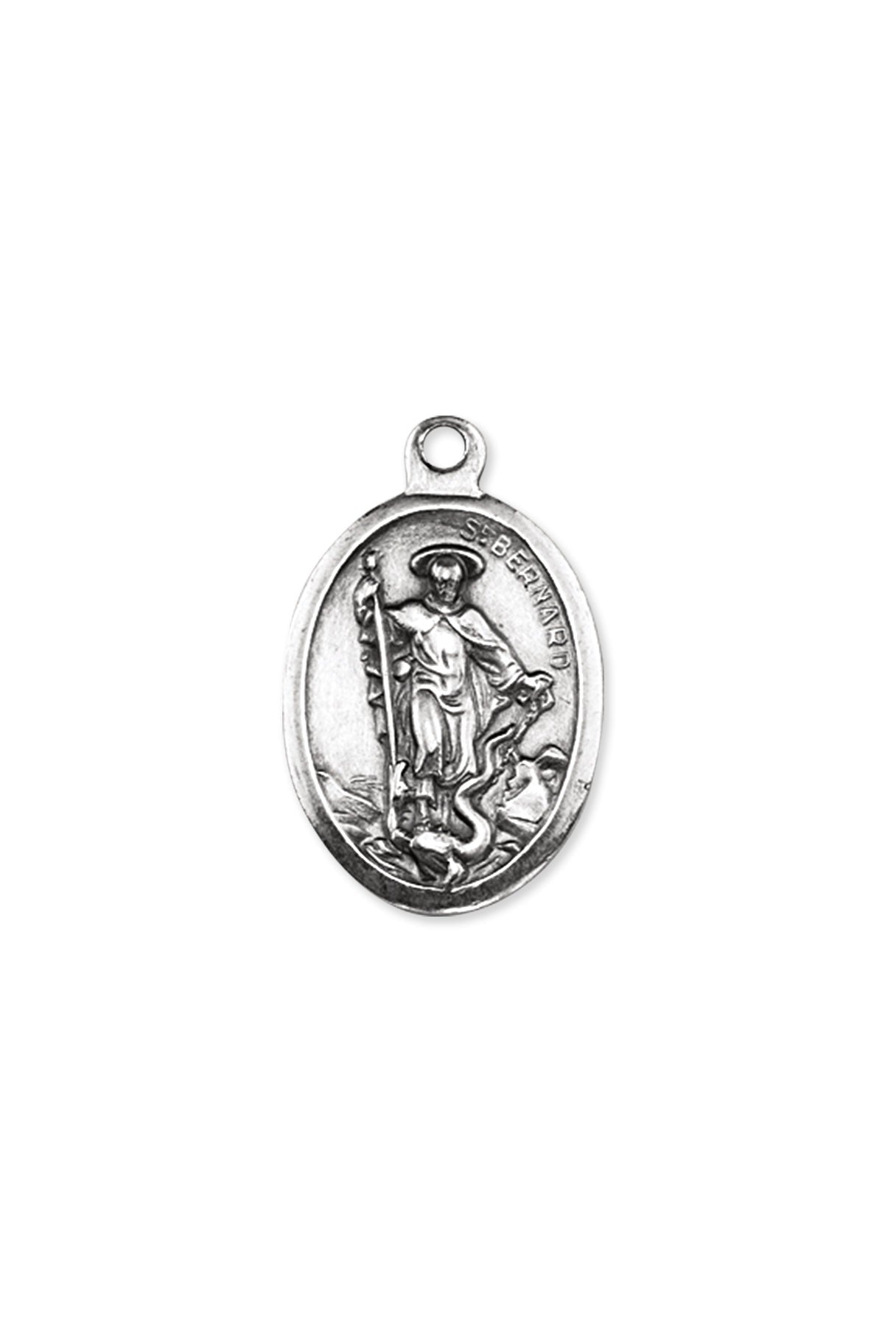 St. Bernard Medal - TA1086-Jewelry/Inspirational Gifts-Hirten-Michigan Church Supply