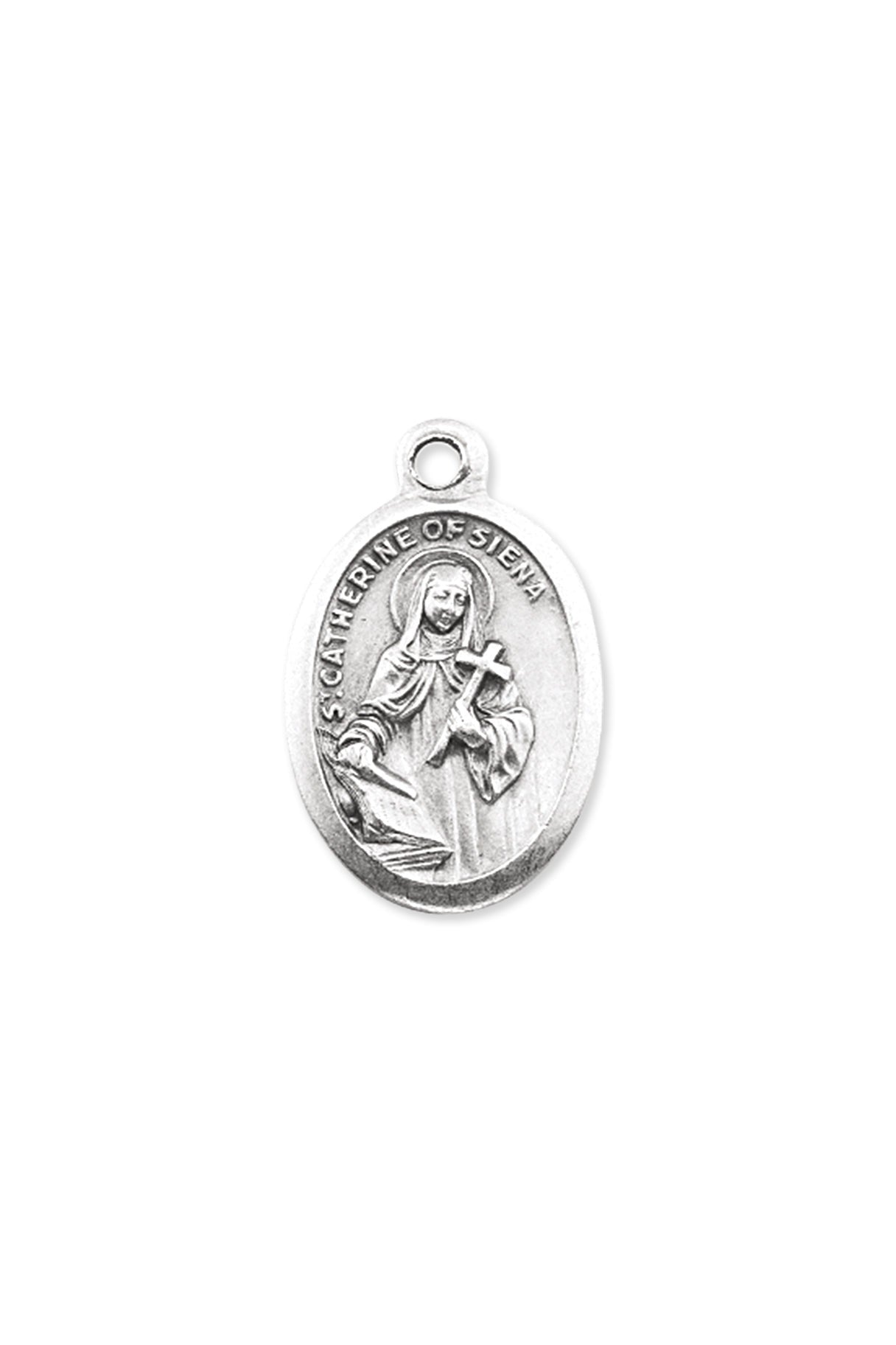 St. Catherine Medal - TA1086-Jewelry/Inspirational Gifts-Hirten-Michigan Church Supply