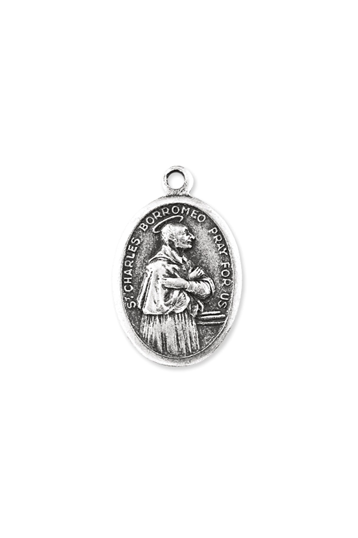 St. Charles Borromeo Medal - TA1086-Jewelry/Inspirational Gifts-Hirten-Michigan Church Supply