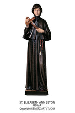 St. Elizabeth Ann Seton - HD895A-Church Life-Demetz-Linden Wood 36"-Michigan Church Supply