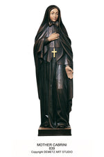 St. Francis Cabrini - HD839-Church Life-Demetz-Linden Wood 36"-Michigan Church Supply