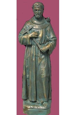 St. Francis WJSA2410C-Inspirational Gifts-Space Age Plastics-Patina-Michigan Church Supply